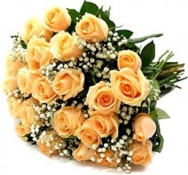 Buque de rosas champagne